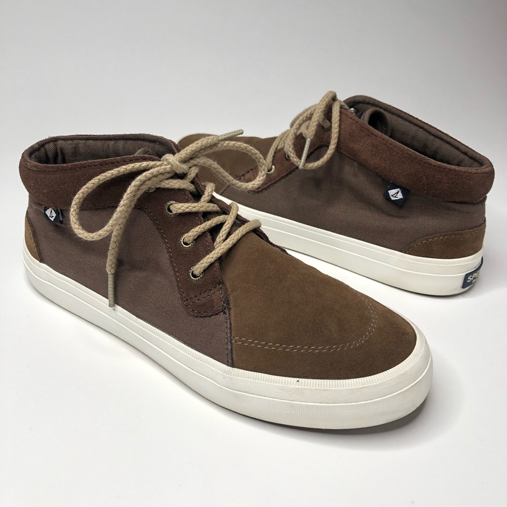 Sperry Crest Knoll Brown Suede Chukka Sneakers